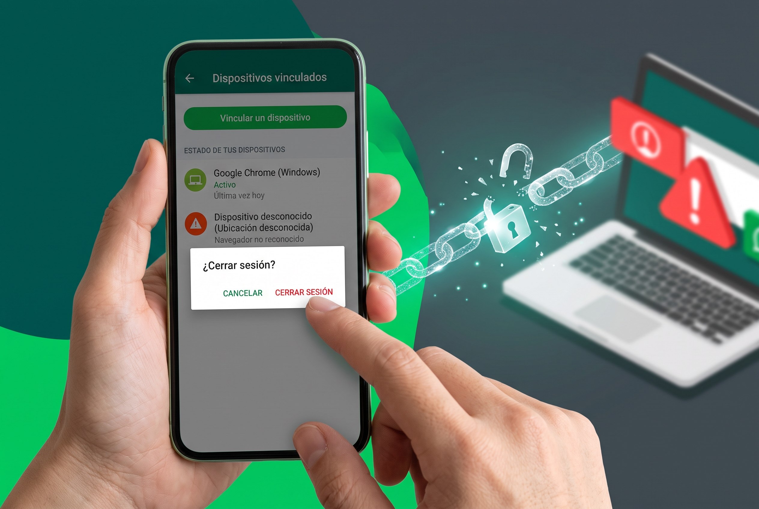 Cómo cerrar tu WhatsApp en otros dispositivos desde Tu móvil